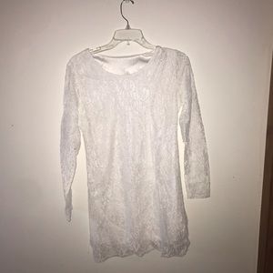Long Sleeve Lace Shirt